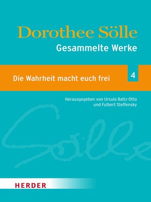 cover image of Gesammelte Werke Band 4